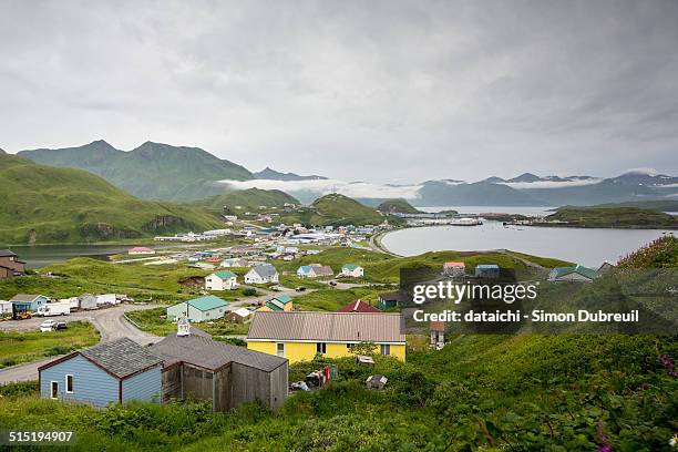 dutch harbor / unalaska - dutch harbor 個照片及圖片檔