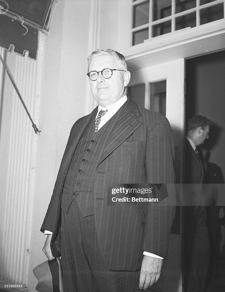 Dr. Herbert Evatt in White House Entrance