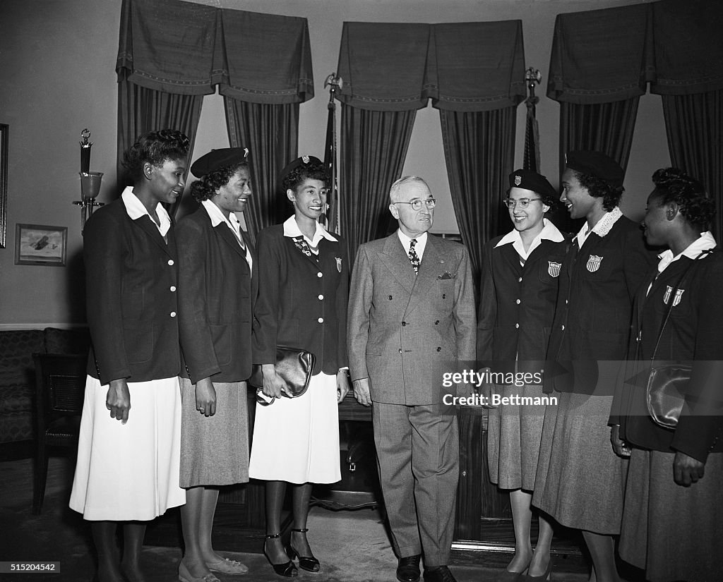 Olympic Stars with President Truman