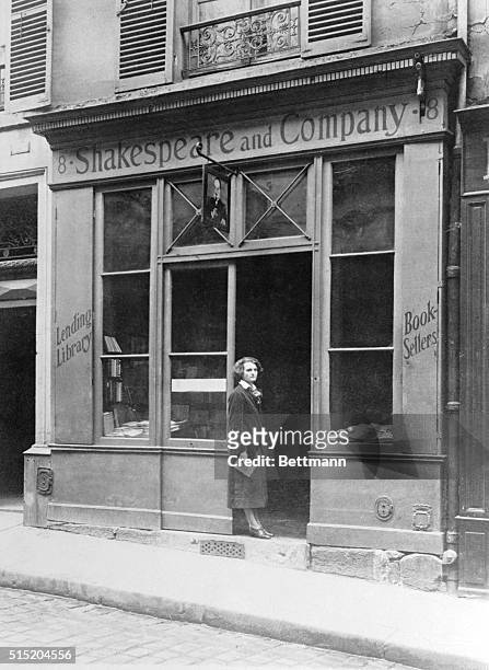 Paris, France- One of the meeting places of American expatriates in the Paris of the 1920's was Sylvia Beach's bookstore and lending library,...