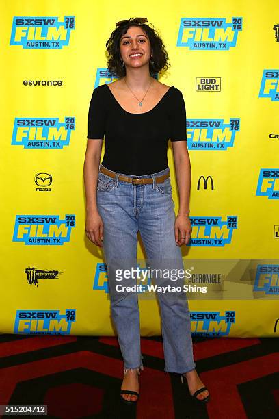 Actress Layla Khoshnoudi attends the premiere of "Long Nights Short Mornings" during the 2016 SXSW Music, Film + Interactive Festival at Alamo Lamar...