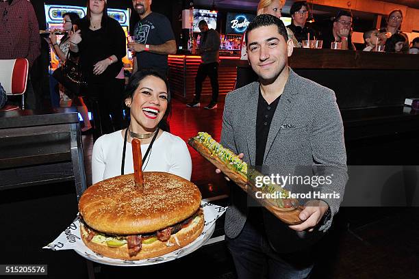 General view of the atmosphere at the Grand Opening of Bowlero on March 12, 2016 in Woodland Hills, California.