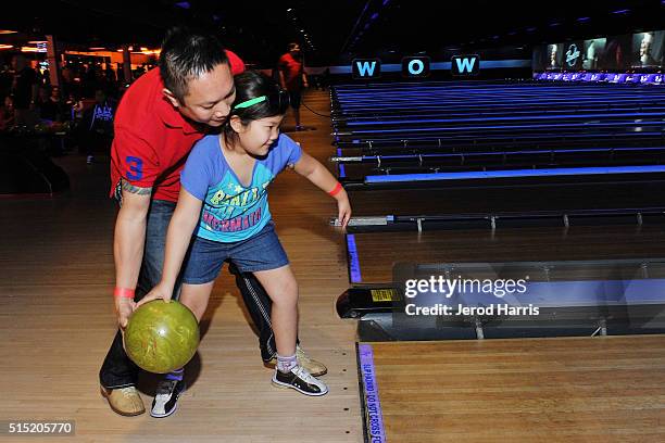 General view of the atmosphere at the Grand Opening of Bowlero on March 12, 2016 in Woodland Hills, California.