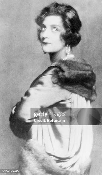 Paris, France- This picture is one of the latest studio portraits of Mme. Coco Chanel, owner of a famous Paris dressmaking house, and well-known...