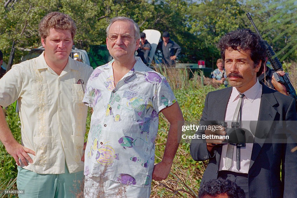 Michael Talbott and Others Filming Miami Vice