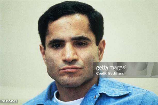 Soledad, California: Sirhan Sirhan, convicted killer of Senator Robert Kennedy, pleads his case before the parole board 6/15. Last year the board...
