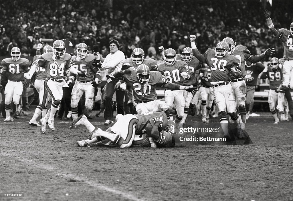 Cleveland Browns vs the Denver Broncos