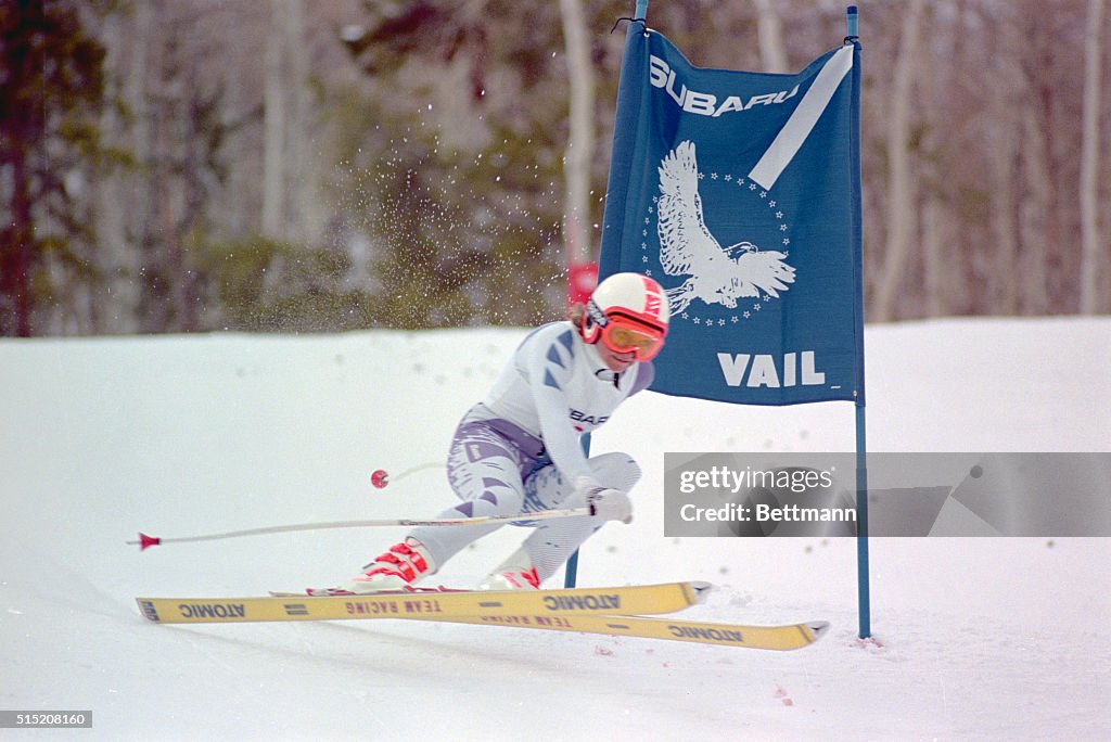 Marina Kiehl Skiing the Super G