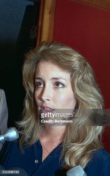Miami: Donna Rice, the subject of newspaper stories which stated that she met with Democratic Presidential Candidate Gary Hart at his Washington...