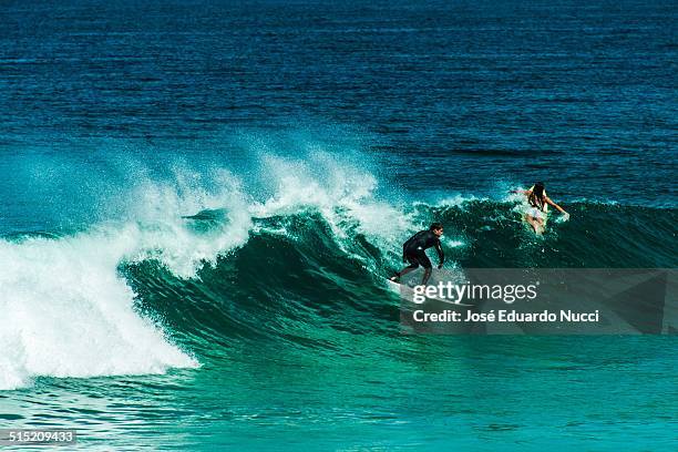 surfing - ipanema beach stock-fotos und bilder