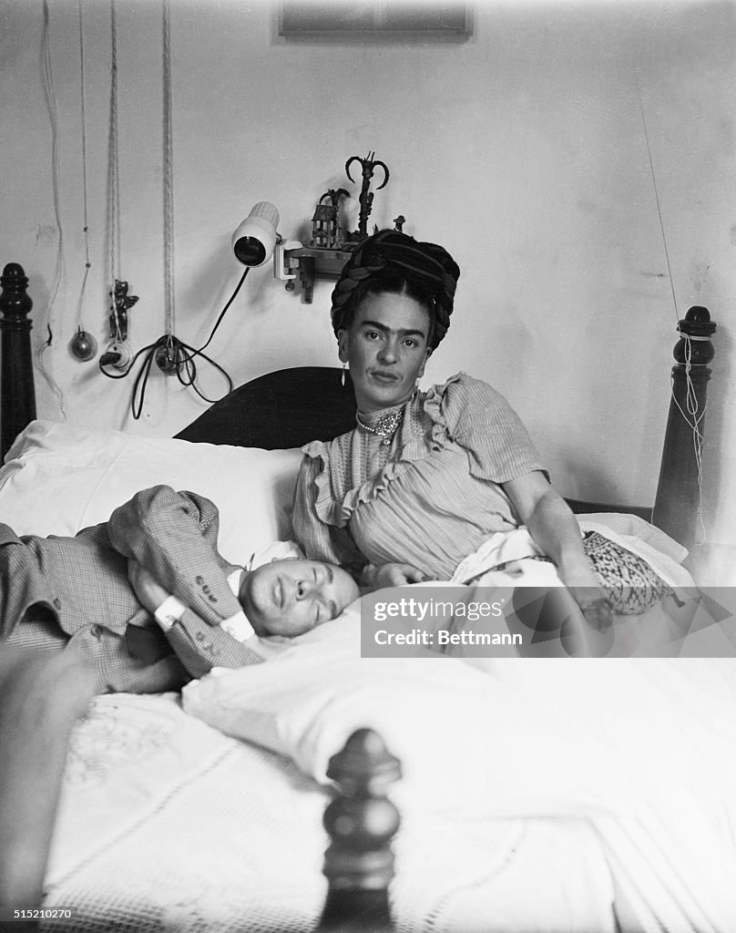 Frida Kahlo with Sleeping Man