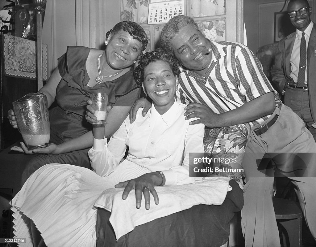 Althea Gibson with Parents