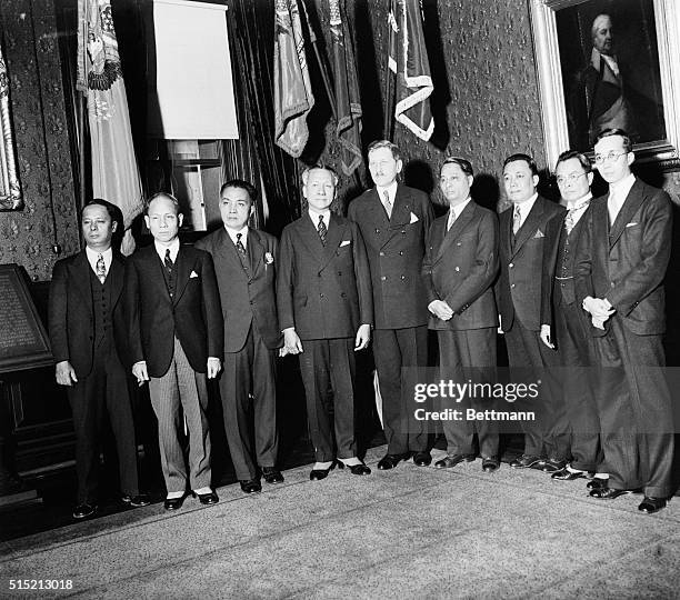 Washington, D.C. - Sent to this country to confer with government officials relative to Philippine independence, the Philippine Legislative Committee...