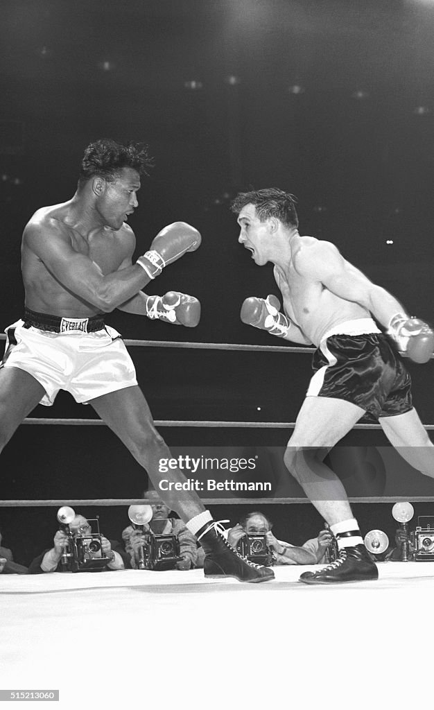 Sugar Ray Robinson Boxing Gene Fullmer