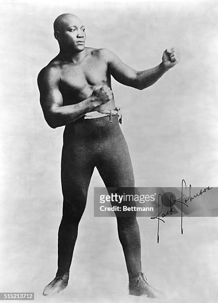 Boxer Jack Johnson was the first African American to hold the title of heavyweight boxing champion of the world. He won the title by knocking out...