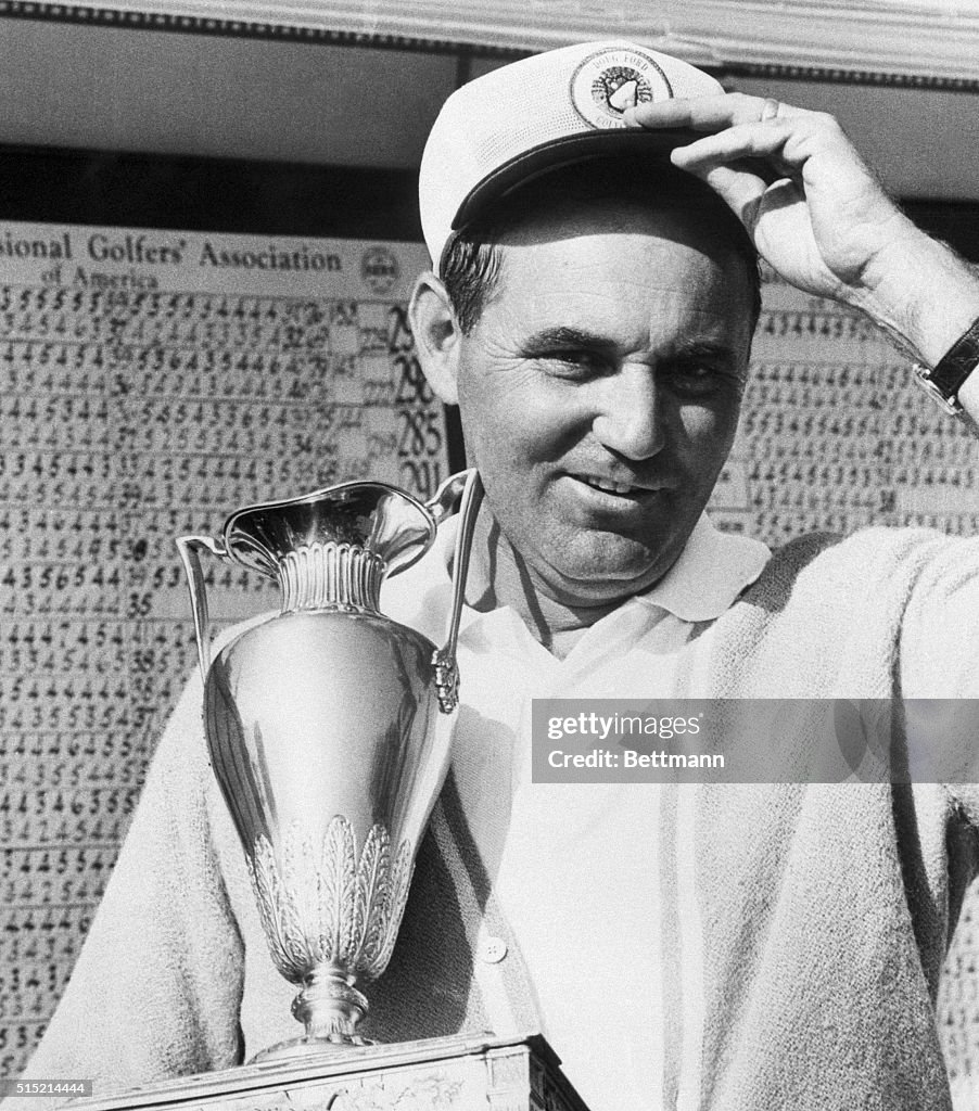 Doug Ford Holding Canadian Open Trophy