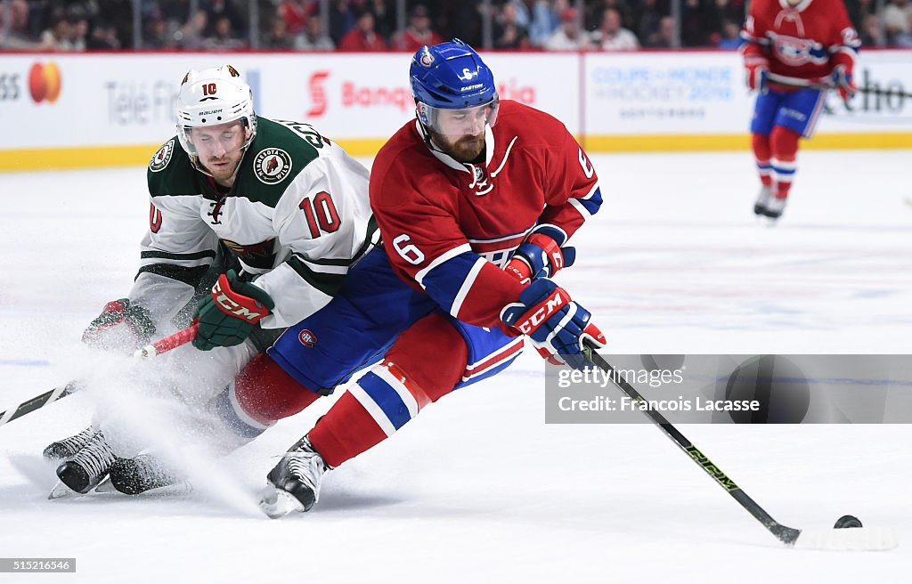 Minnesota Wild v Montreal Canadiens