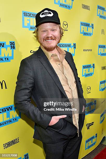 Actor Jesse Plemons attends the screening of "Midnight Special" during the 2016 SXSW Music, Film + Interactive Festival at Paramount Theatre on March...