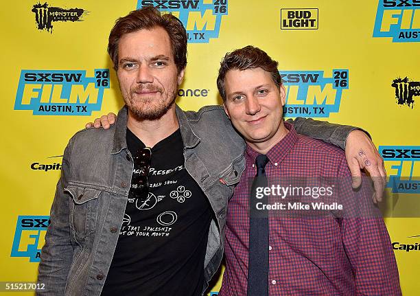 Actor Michael Shannon and director Jeff Nichols attends the screening of "Midnight Special" during the 2016 SXSW Music, Film + Interactive Festival...