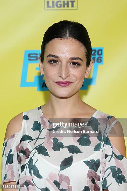 Actress Jenny Slate attends the "My Blind Brother" premiere during the 2016 SXSW Music, Film + Interactive Festival at Topfer Theatre at ZACH on...
