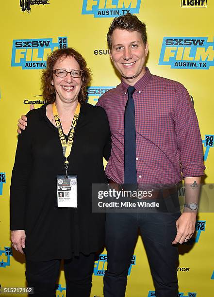 Film Festival Director Janet Pierson and director Jeff Nichols attend the screening of "Midnight Special" during the 2016 SXSW Music, Film +...