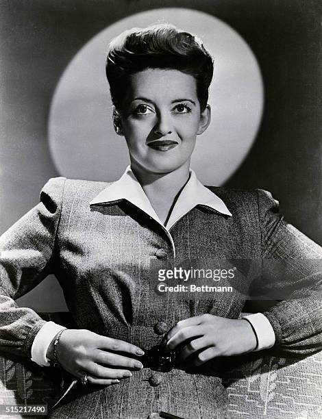 Los Angeles, CA- It isn't often that you find Bette Davis, first lady of the cinema, as relaxed and at ease as she appears in this picture. There are...