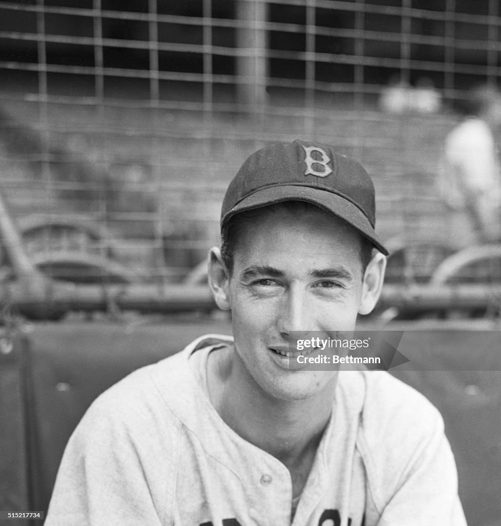 Ted Williams of the Boston Red Sox