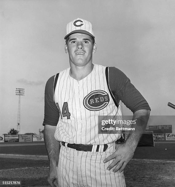 Pete Rose, infielder, Cincinnati Reds.