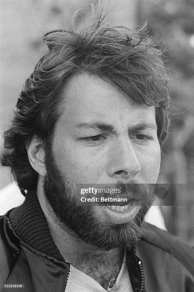Closeup Of Apple Founder Steve Wozniak