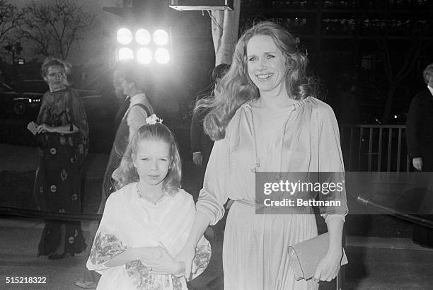 Hollywood, CA- Actress Liv Ullmann and her daughter, Linn arrive at the Academy Awards Ceremonies. Liv was nominated for "Best Actress," for her work...