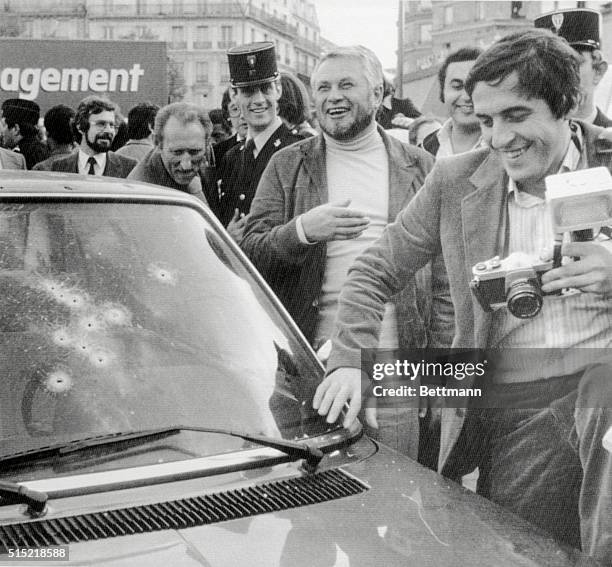 Paris, France- Commissaire Marcel Broussard, Chief of the Anti-Gang Brigade, smiles after his sharpshooters killed 11/2 the most wanted criminal in...