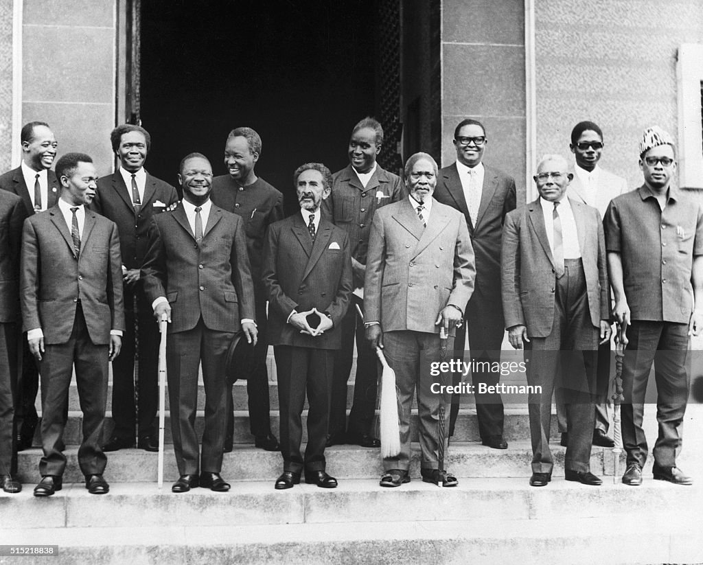 African Leaders At Conference