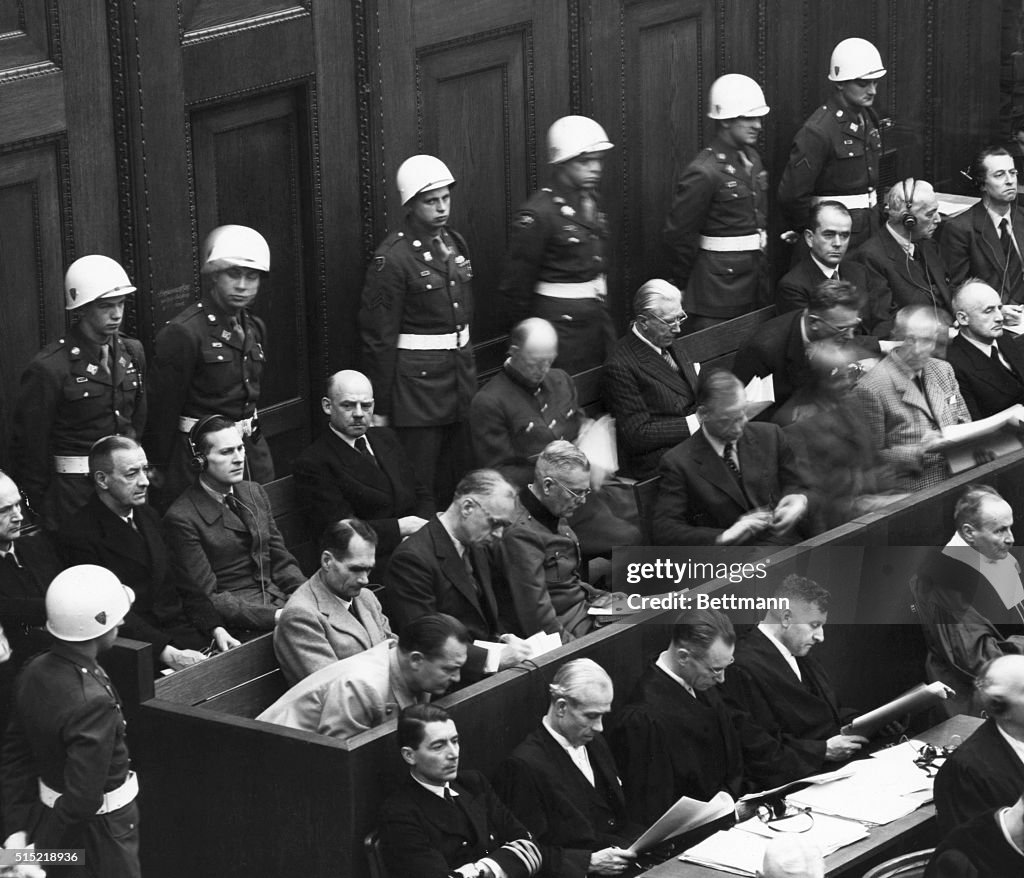 Nuremburg Trial/Hess/Goering/Keitel/