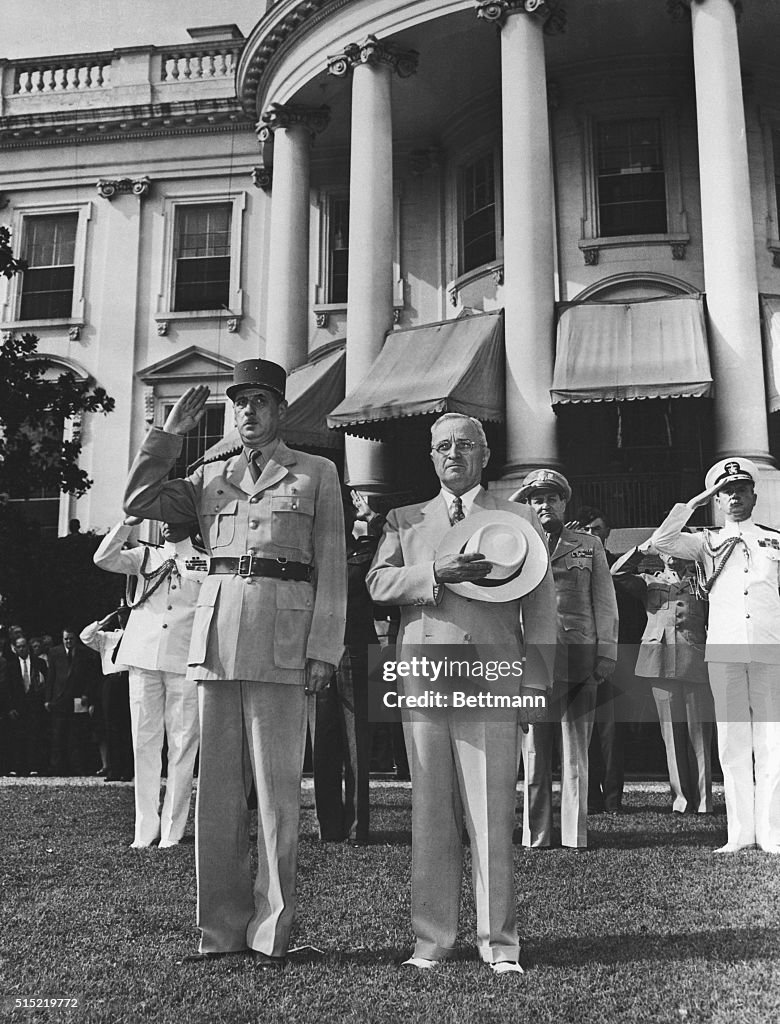 President Truman and Charles de Gaulle