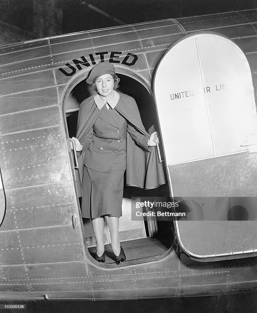 First Female Airline Stewardess