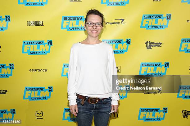 Director Sophie Goodhart attends the "My Blind Brother" premiere during the 2016 SXSW Music, Film + Interactive Festival at Topfer Theatre at ZACH on...