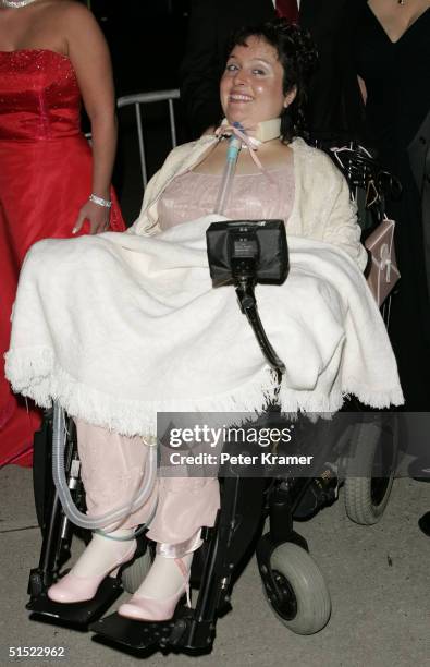 Brooke Ellison attends the A&E Premiere of "The Brooke Ellison Story" on October 20, 2004 in New York City.