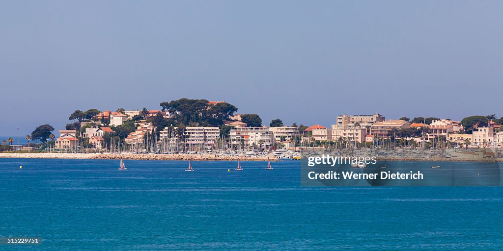 View of Bandol, Cote d'Azur, France