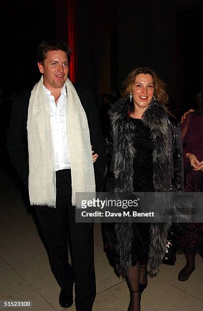 Film producer Barbara Broccoli and husband Frederick Zollo arrive at the afterparty following the opening gala for "The Times BFI London Film...