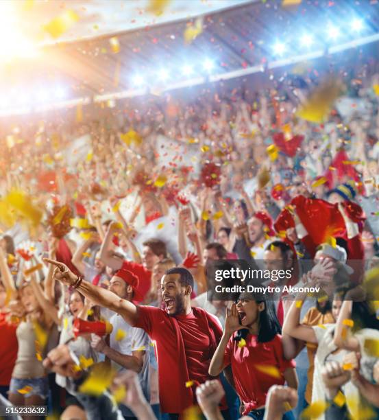 sport fans: happy cheering friends - female football fans stock pictures, royalty-free photos & images