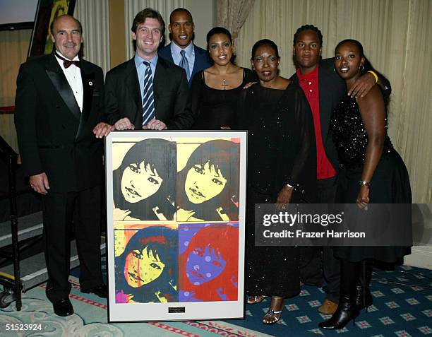 Executive Director Silvio John Orlando, Mike Nilon, actor Henry Simmons, Natasha DeSruisseaux, Marie Claire Beauvais, Oliver Saunders and Marie...