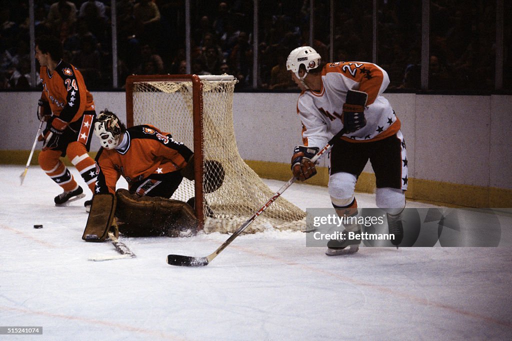 New York Islanders in Hockey Action