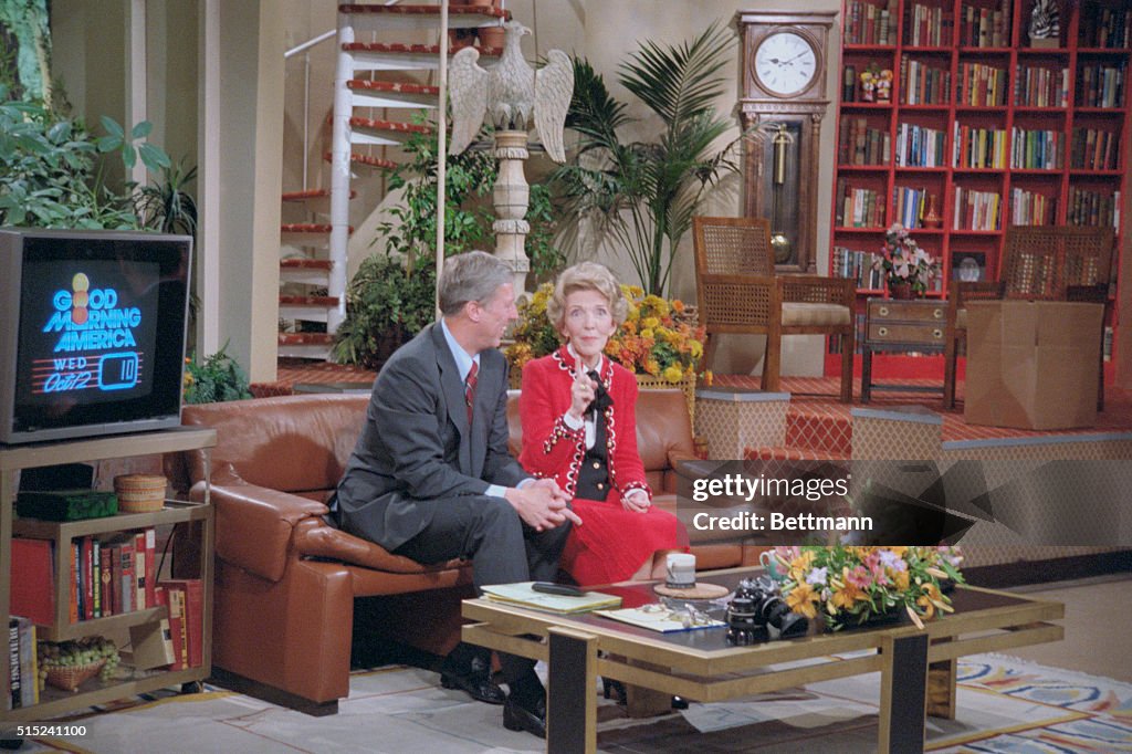David Hartman Interviewing Nancy Reagan