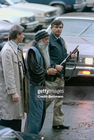 Bhagwan Shree Rajneesh Being Taken into Custody Bhagwan Shree Rajneesh Being Taken into Custody