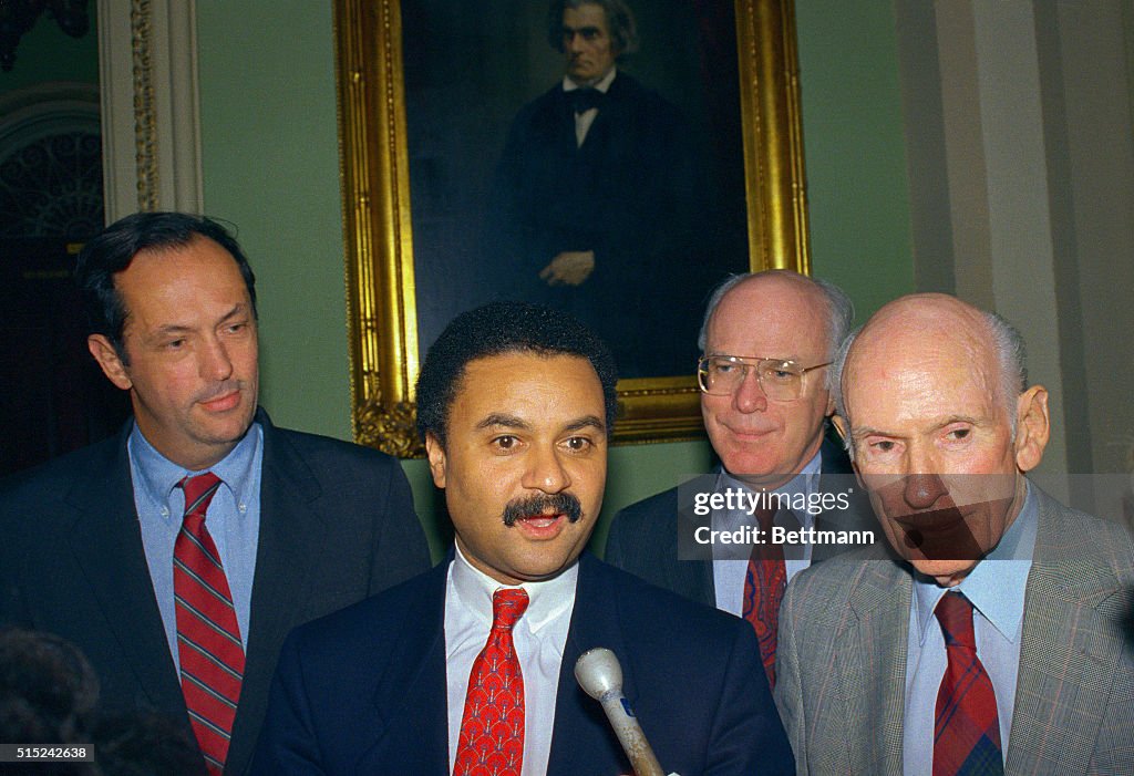 Bill Bradley with Other Politicians