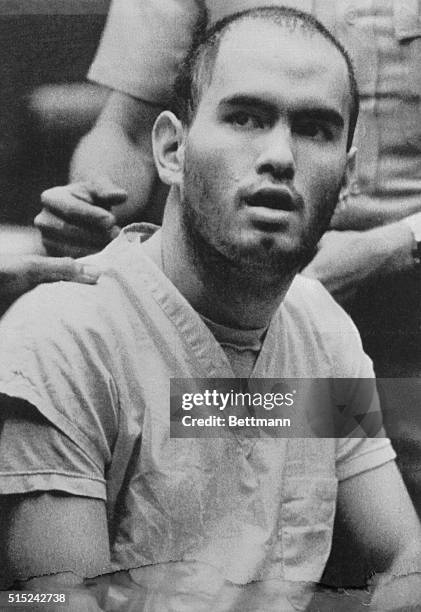 Robert John Bardo the man charged with killing actress Rebecca Schaeffer listens 8/18 as his lawyer asks that murder charges be dismissed, claiming...