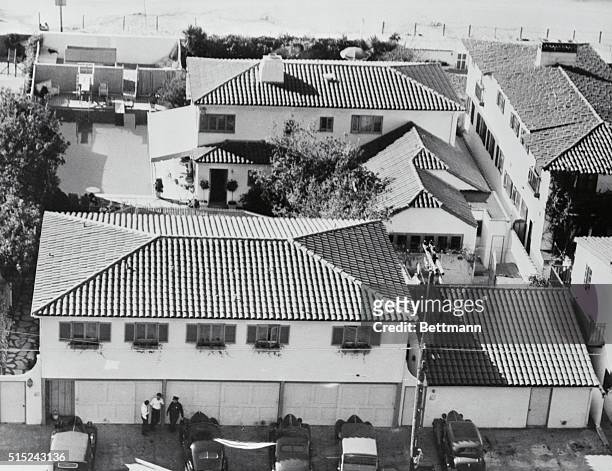 Doug Fairbanks' Home. Santa Monica, California: The palatial beach home of Douglas Fairbanks Sr. And his beautiful wife, the former Lady Sylvia...
