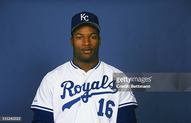 Bo Jackson, Kansas City Royals outfielder.