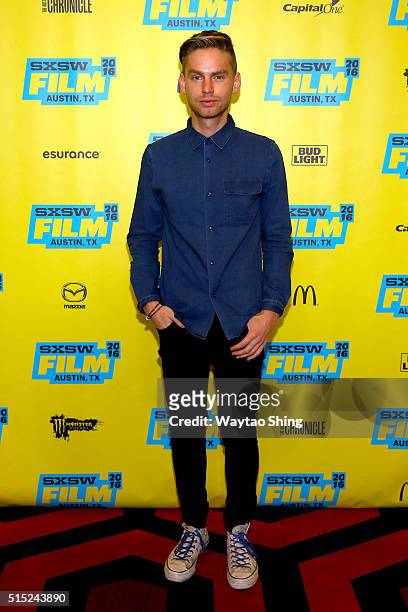 Producer Alex Sagalchik attends the premiere of "Long Nights Short Mornings" during the 2016 SXSW Music, Film + Interactive Festival at Alamo Lamar A...