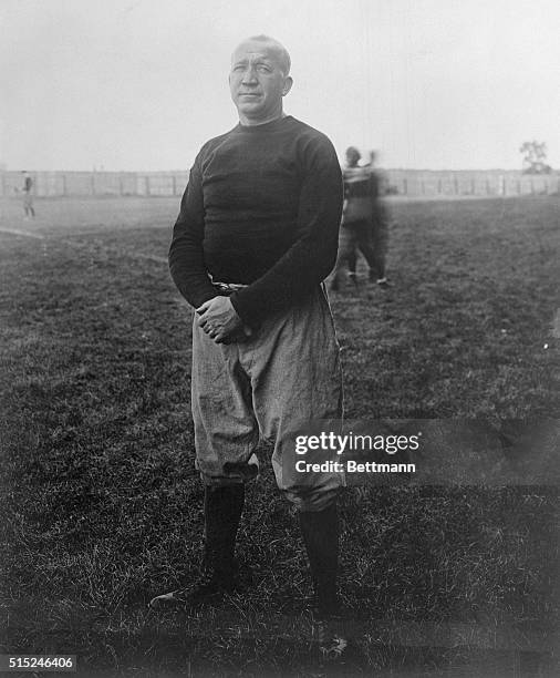 Full length photo of Knute Rockne, Notre Dame football coach. Undated photograph.